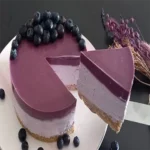 چیزکیک بلوبری کافی شاپی